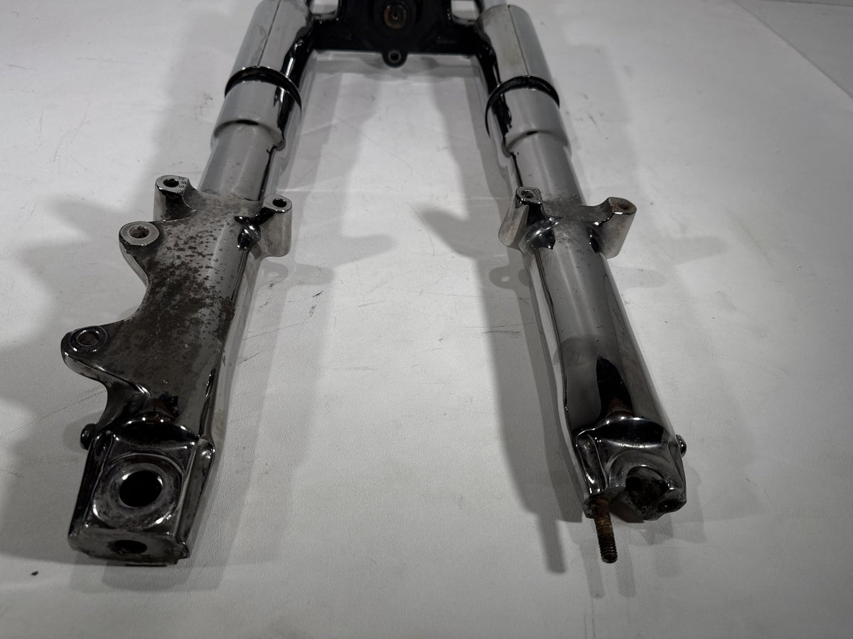 1995 Harley Heritage Softail OEM Front Triple Tree Set & LH RH Fork Legs Sliders