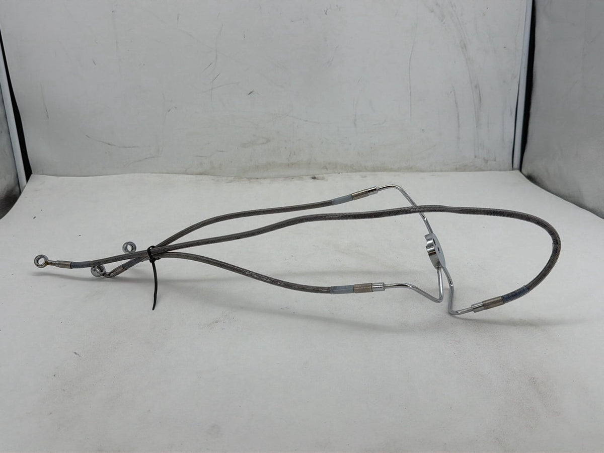 2007 Harley Street Glide Touring FLHX OEM Front Brake Hose Line Pipe