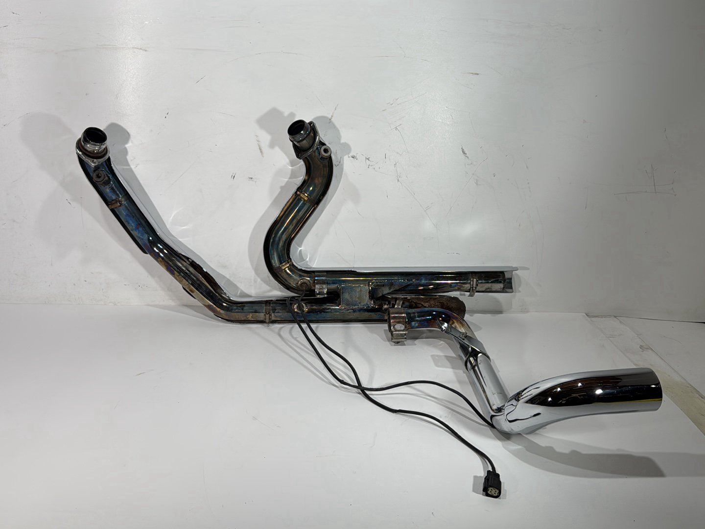 2014 Harley Electra Glide Touring CVO Screamin Eagle OEM Exhaust Header Pipes Muffler Vance & Hines