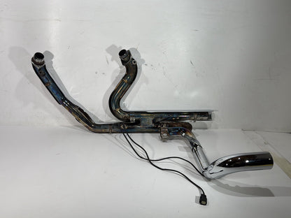 2014 Harley Electra Glide Touring CVO Screamin Eagle OEM Exhaust Header Pipes Muffler Vance & Hines