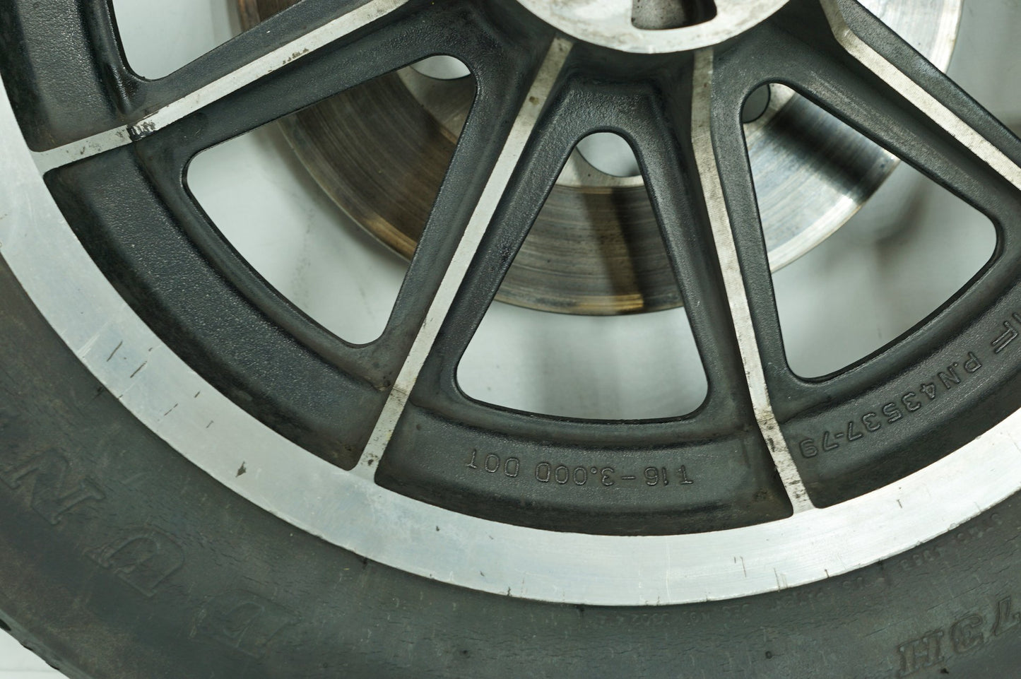 1984 - 1990 Harley-Davidson Sportster  Front & Rear Wheel Rim Tire 43537-79