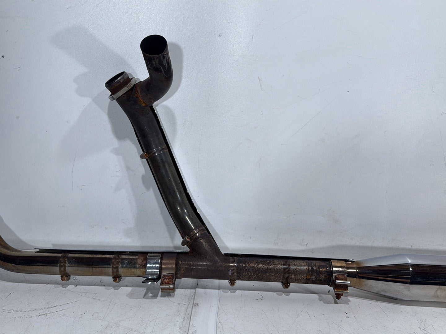 2007 Harley Electra Glide Touring Ultra FLHTCUI Exhaust Header Pipes Muffler