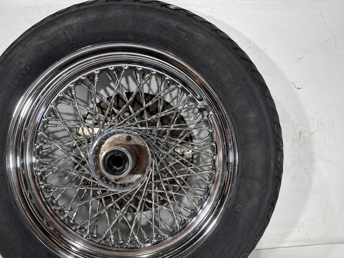 1995 Harley Heritage Softail Classic OEM Front Wheel Rim Tire Spoked MT90B16 16"