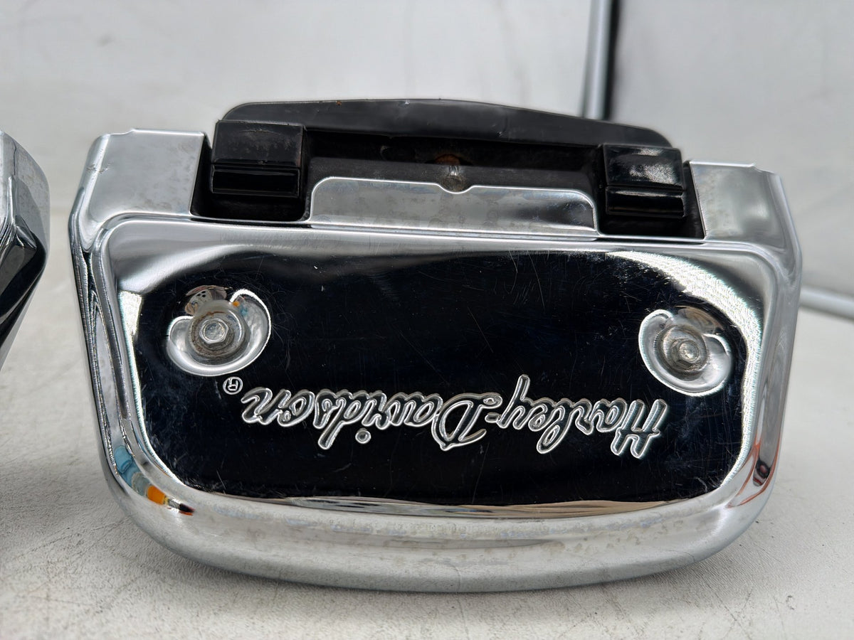 13 Harley Electra Glide Touring OEM Left & Right Passenger Floorboard Foot Rest