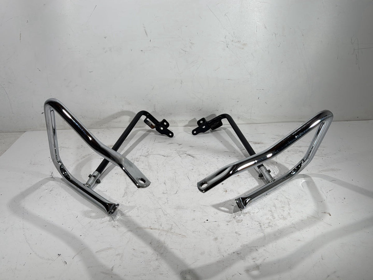2015 Harley Electra Glide Touring Ultra Low OEM Rear Left Right Saddlebag Guard Rails Bar