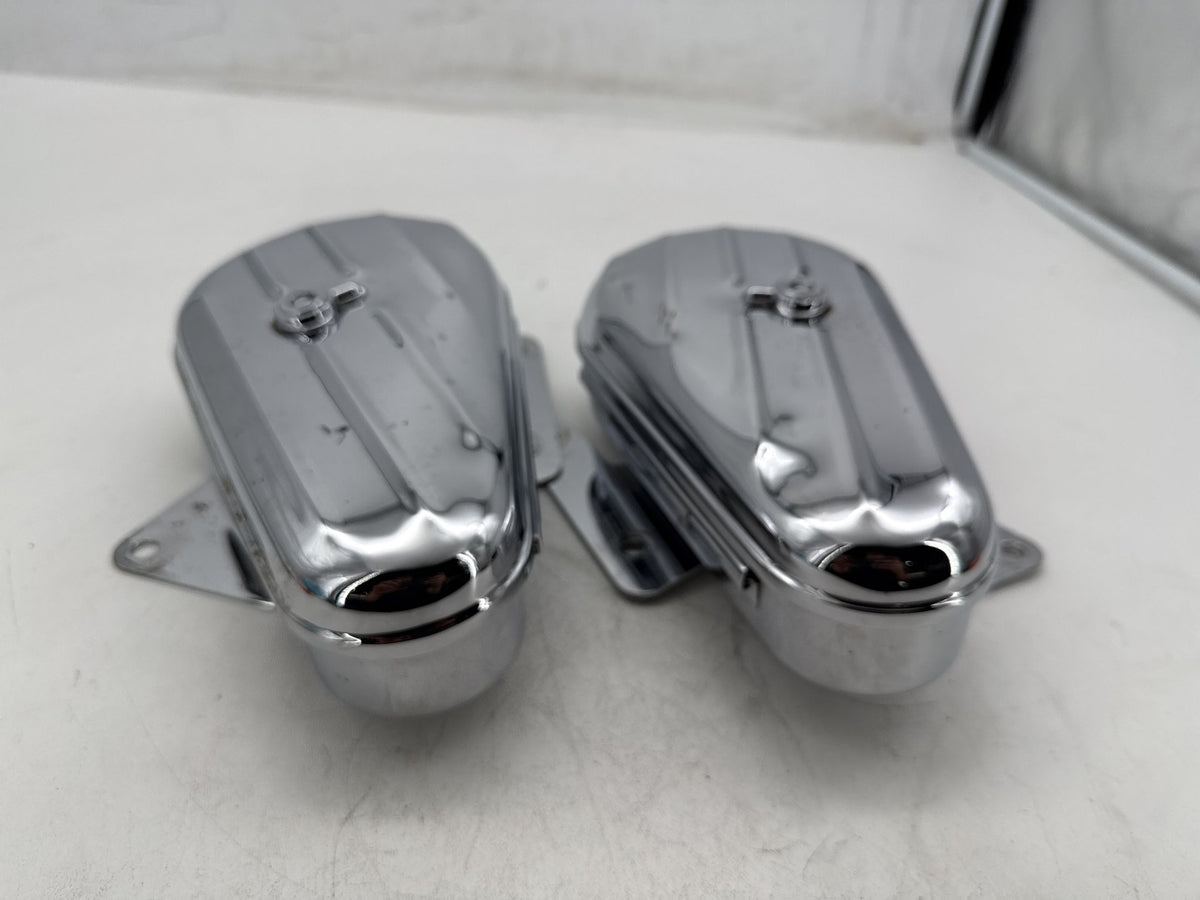 2008 Harley Softail Kidney Left Right Storage Media Compartment Glove Box NO Key