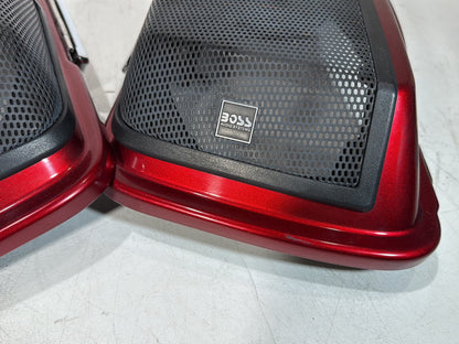 2007 - 2012 Harley-Davidson Touring Electra Glide Ultra Left & Right Saddlebag Lid Cover Caps 90756-93