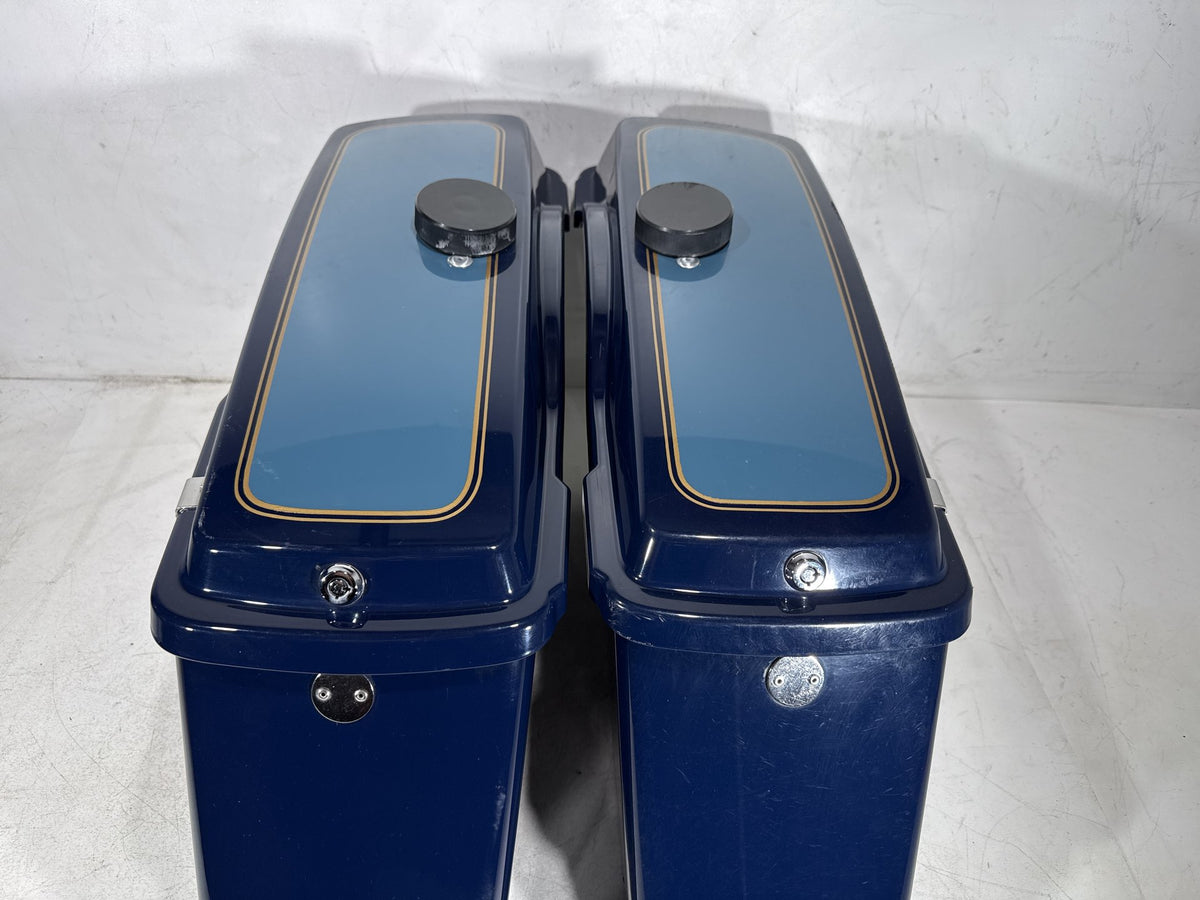 2011 Harley Electra Glide Touring Police OEM Left Right Saddlebags Luggage NOKey
