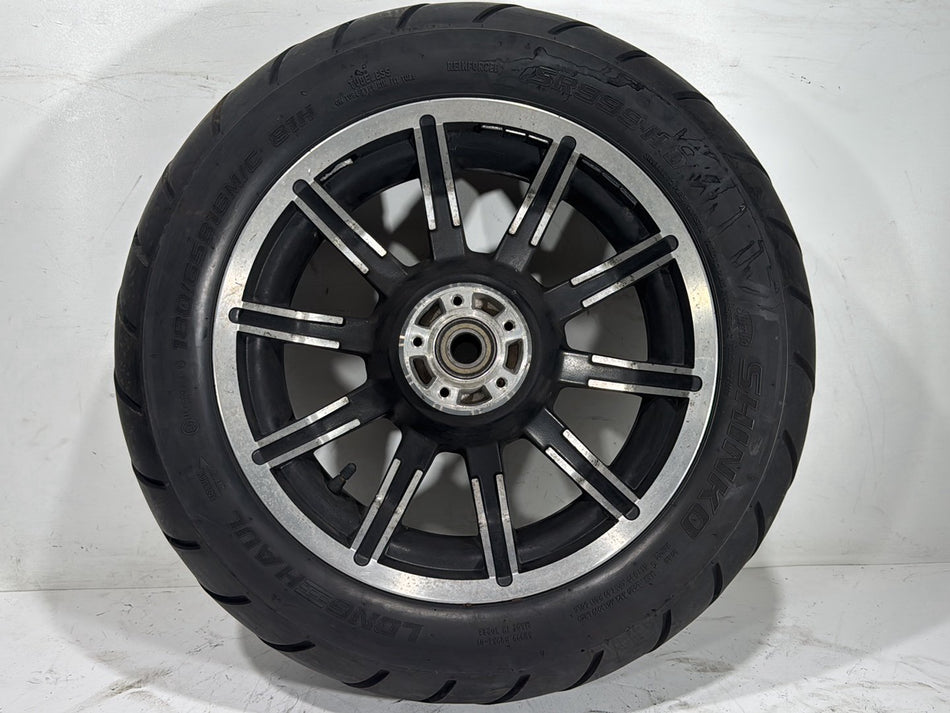 15 Harley Electra Glide Touring Ultra Low OEM Rear Wheel Rim Tire 180/65B16 16"