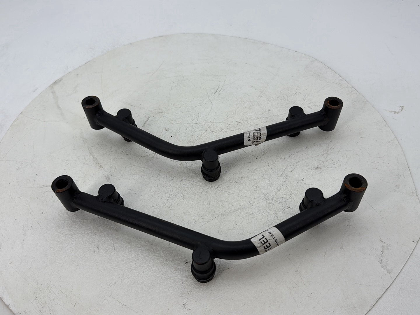 2012 Harley Dyna Fat Bob FXDF 103 OEM Rear Left Right Saddlebag Guard Rails Bar