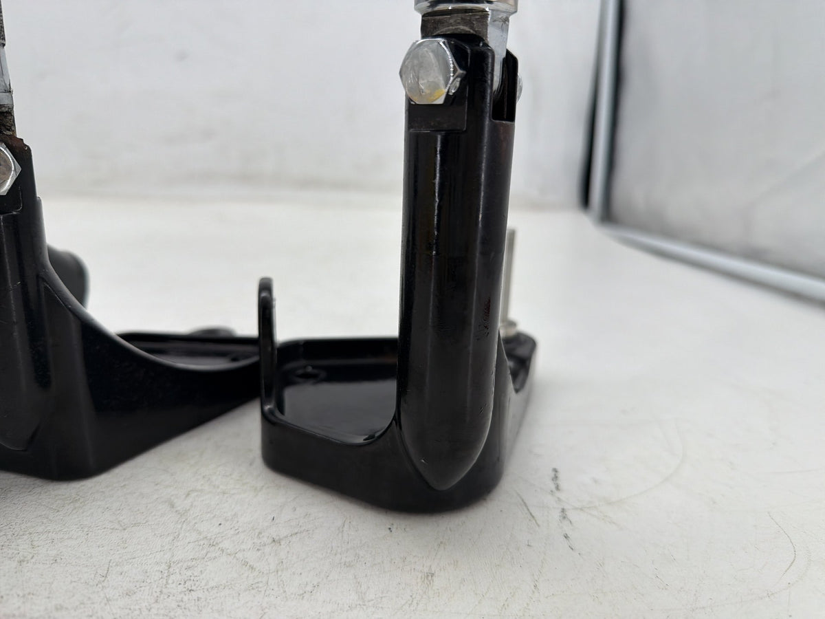 2001 Harley Softail Deuce FXSTD OEM Left & Right Driver Step Foot Rest Pegs