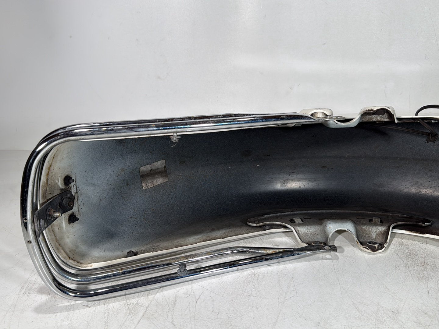 1999 - 2006 Harley-Davidson Touring Road King Police Front Wheel Fender Shell Panel w/ Front Fender Bumper Rail Cushion