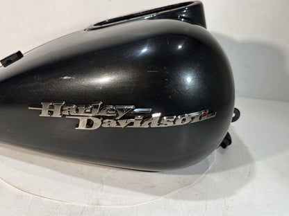 2007 - 2012 Harley-Davidson Touring Street Glide Fuel Gas Tank Gasoline Reservoir w/ Logo Stickers Emblems