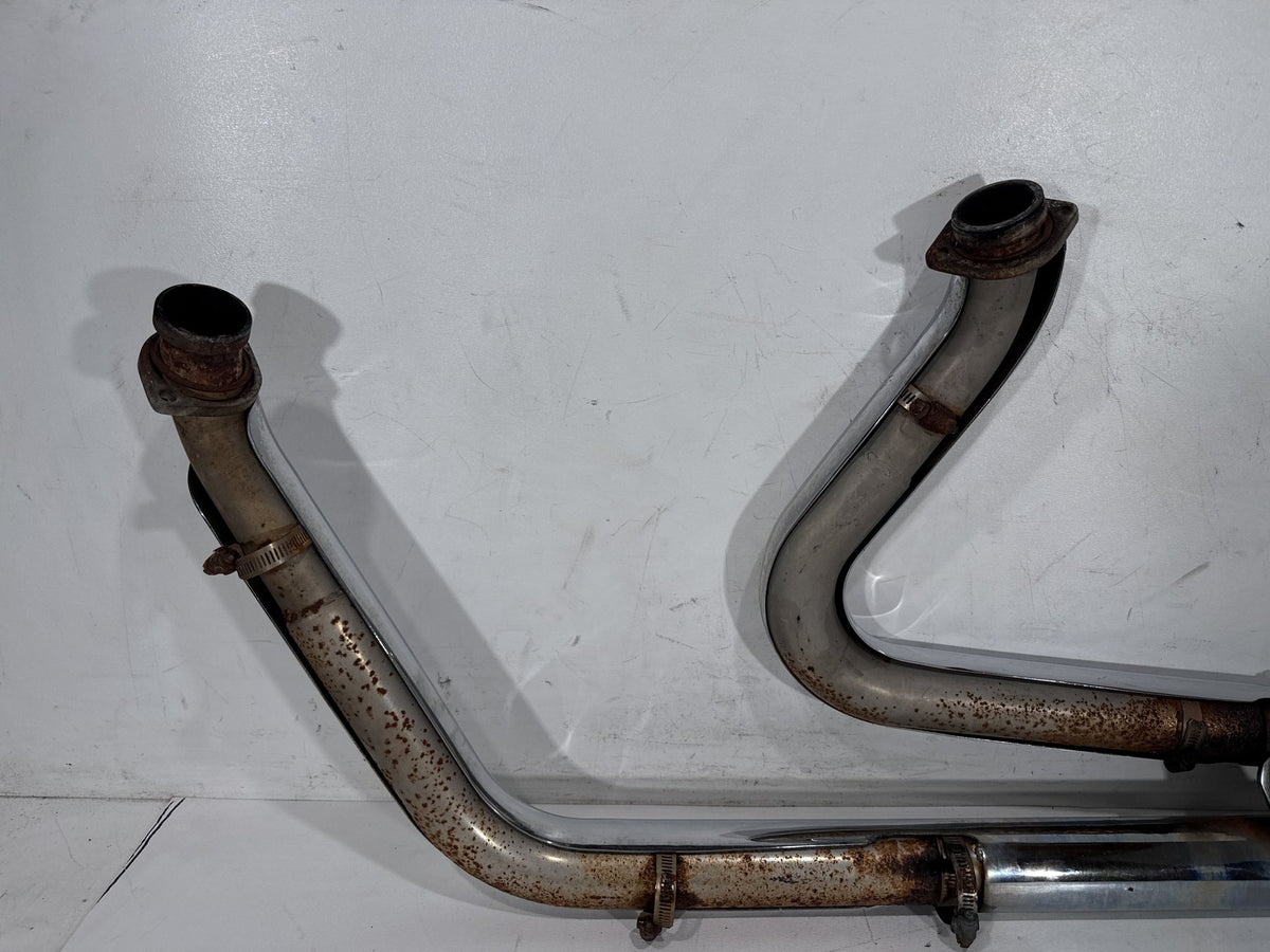 2001 Harley Softail Standard FXST Exhaust Header Pipes Muffler HOOKER Step Tuned