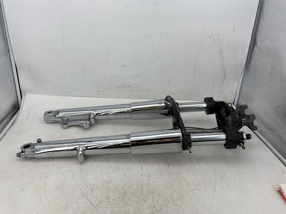1995 Harley Road King Touring FLHR OEM Front Triple Tree Set & LH RH Fork Legs Sliders