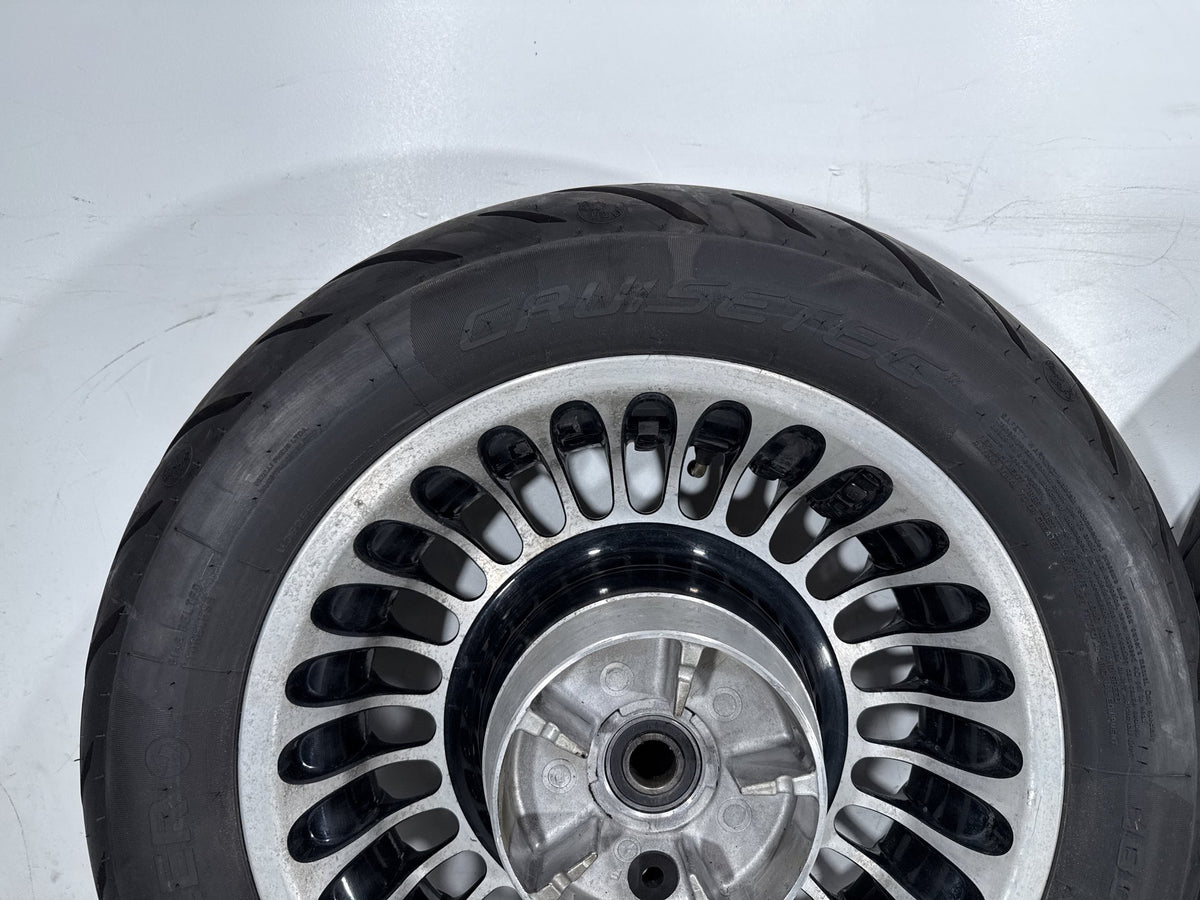 2011 Harley Road King Touring FLHR OEM Front & Rear Wheel Rim Tire 16" 17"