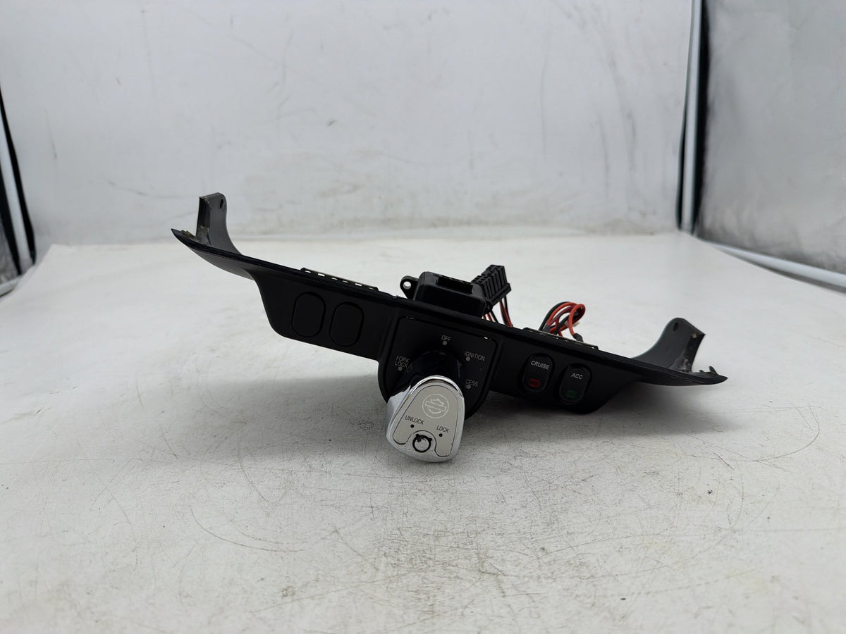 09 Harley Street Glide Touring FLHX OEM Dash Ignition Cap Switch Lockset NO Key