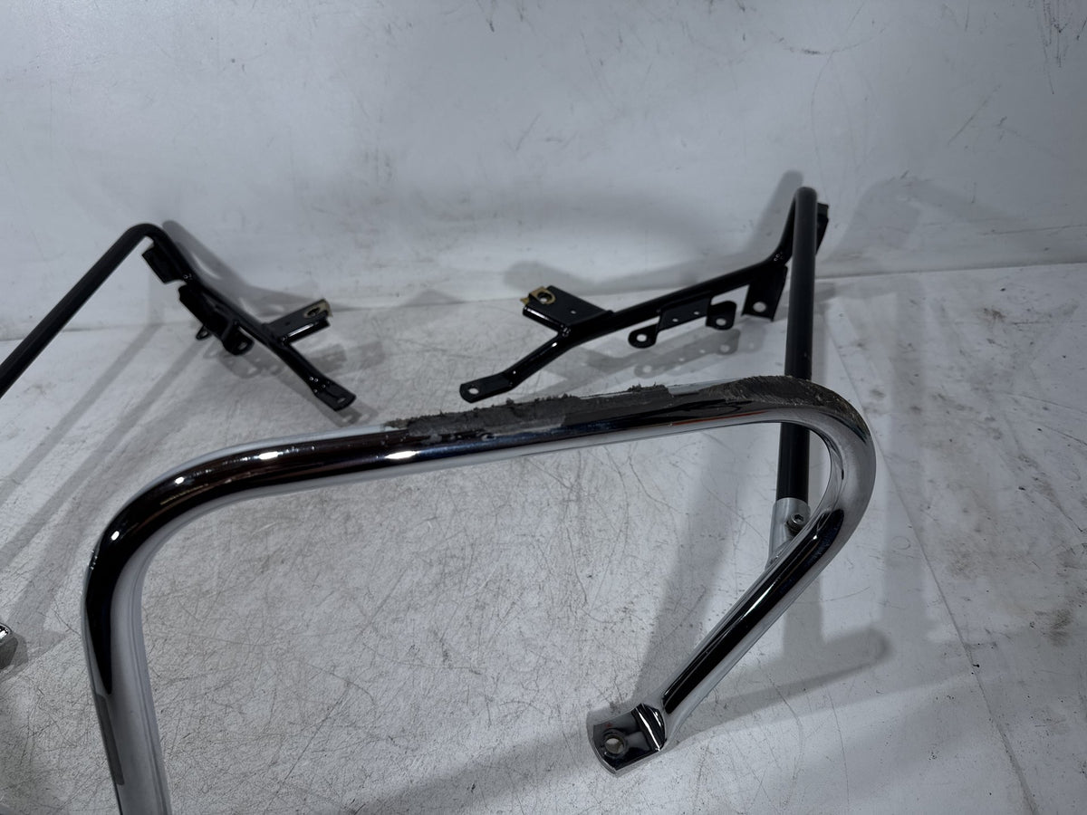 2009 Harley Electra Glide Touring CVO Rear Left Right Saddlebag Guard Rails Bar