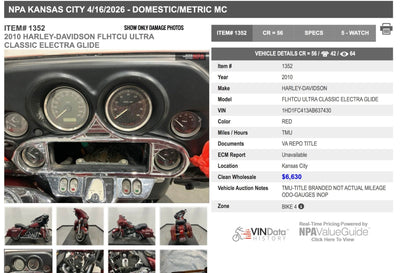 2010 Harley-Davidson Touring Electra Glide Ultra