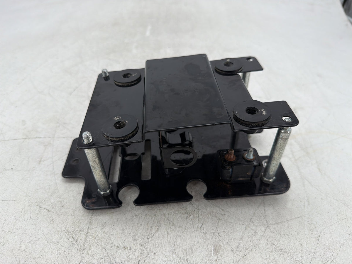2002 Harley Dyna Wide Glide OEM Electrical Panel Holder Bracket Carrier Caddy