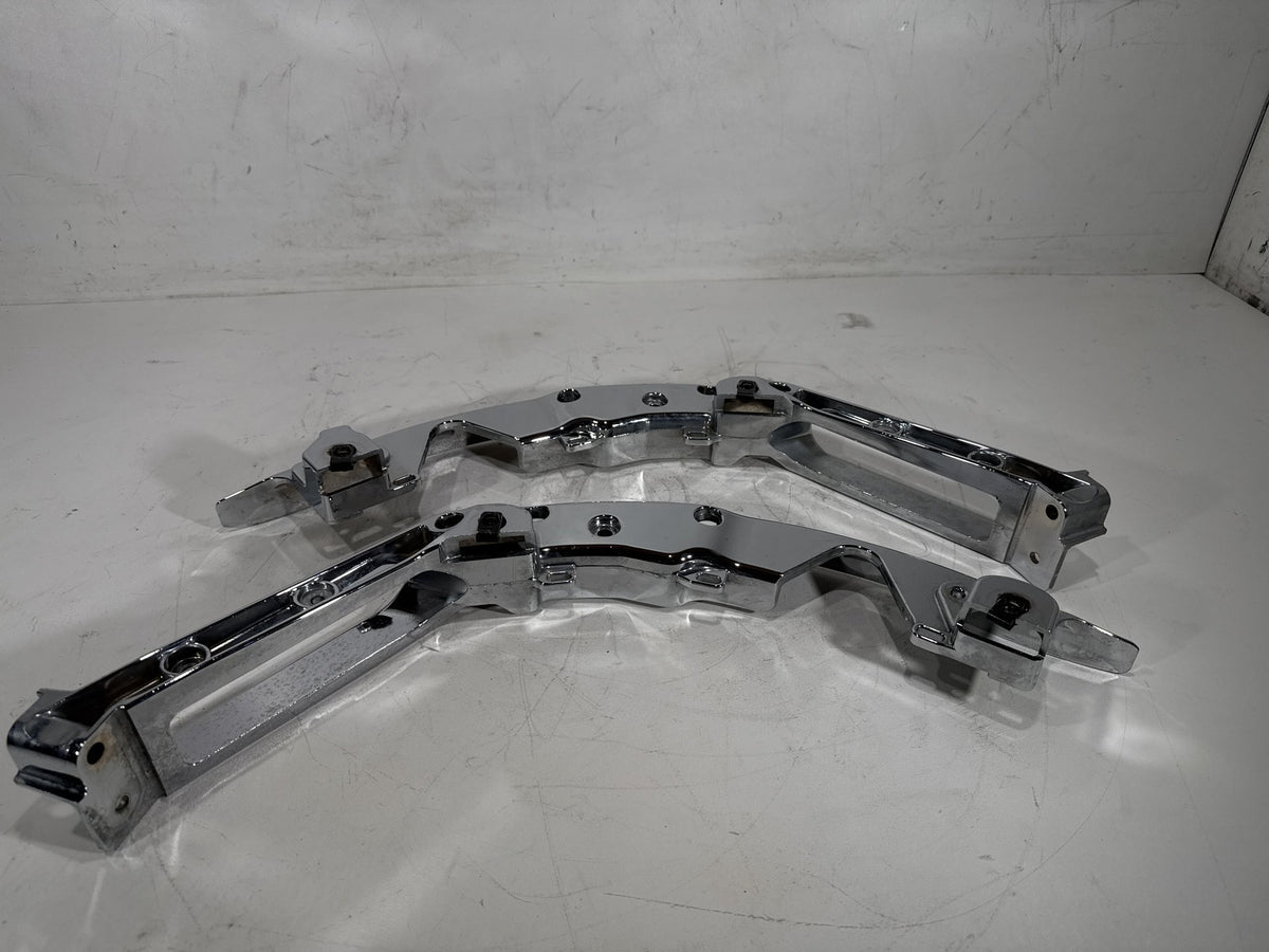 14 Harley Electra Touring Ultra OEM Left Right Saddlebag Fender Struts Brackets
