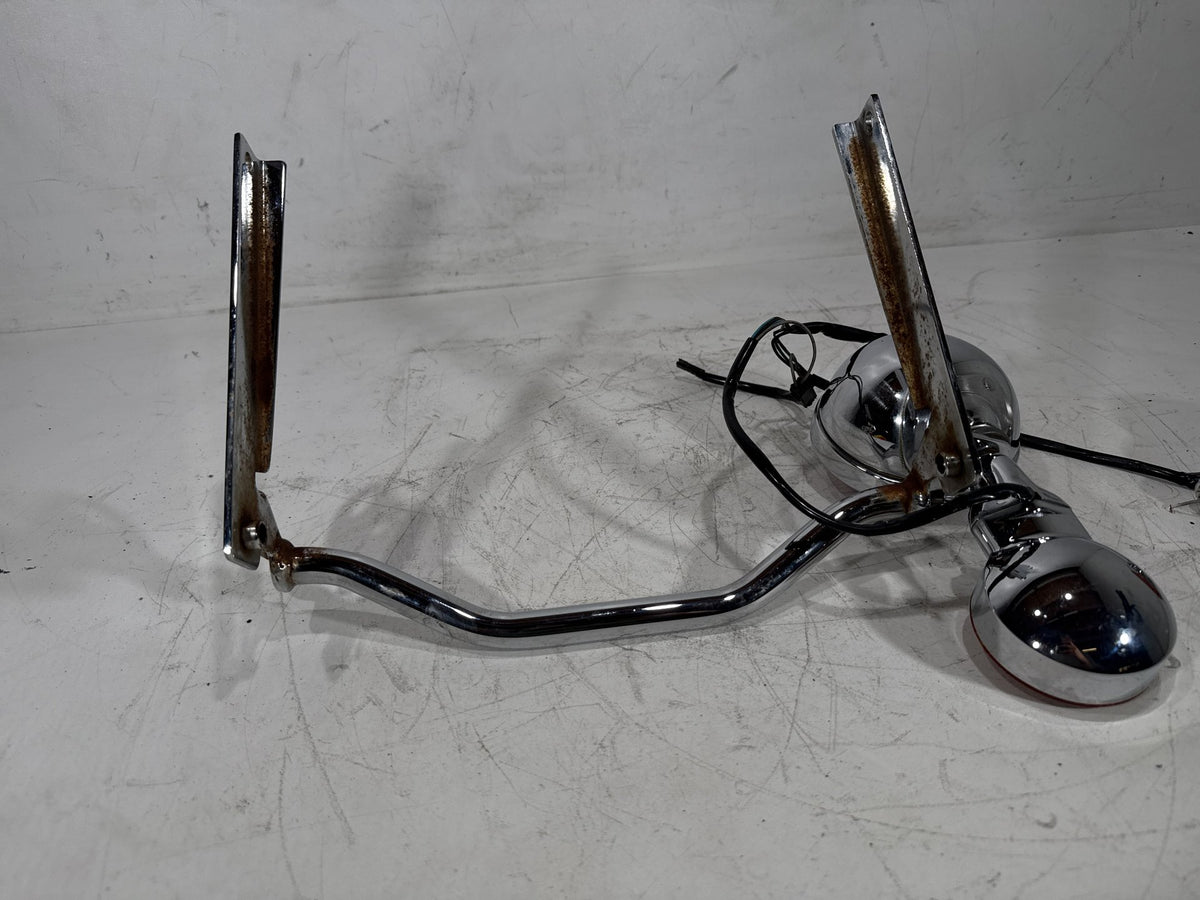 2002 Harley Heritage Softail Classic Front Turn Signal Indicators Aux Light Bar