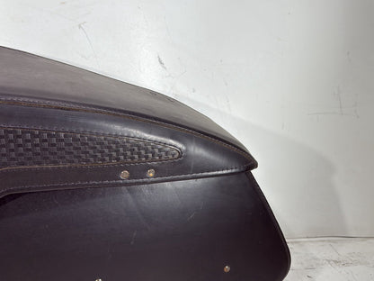 2006 Harley Road King Touring FLHRCI Classic OEM Rear Left Right Saddlebags Luggage Leather