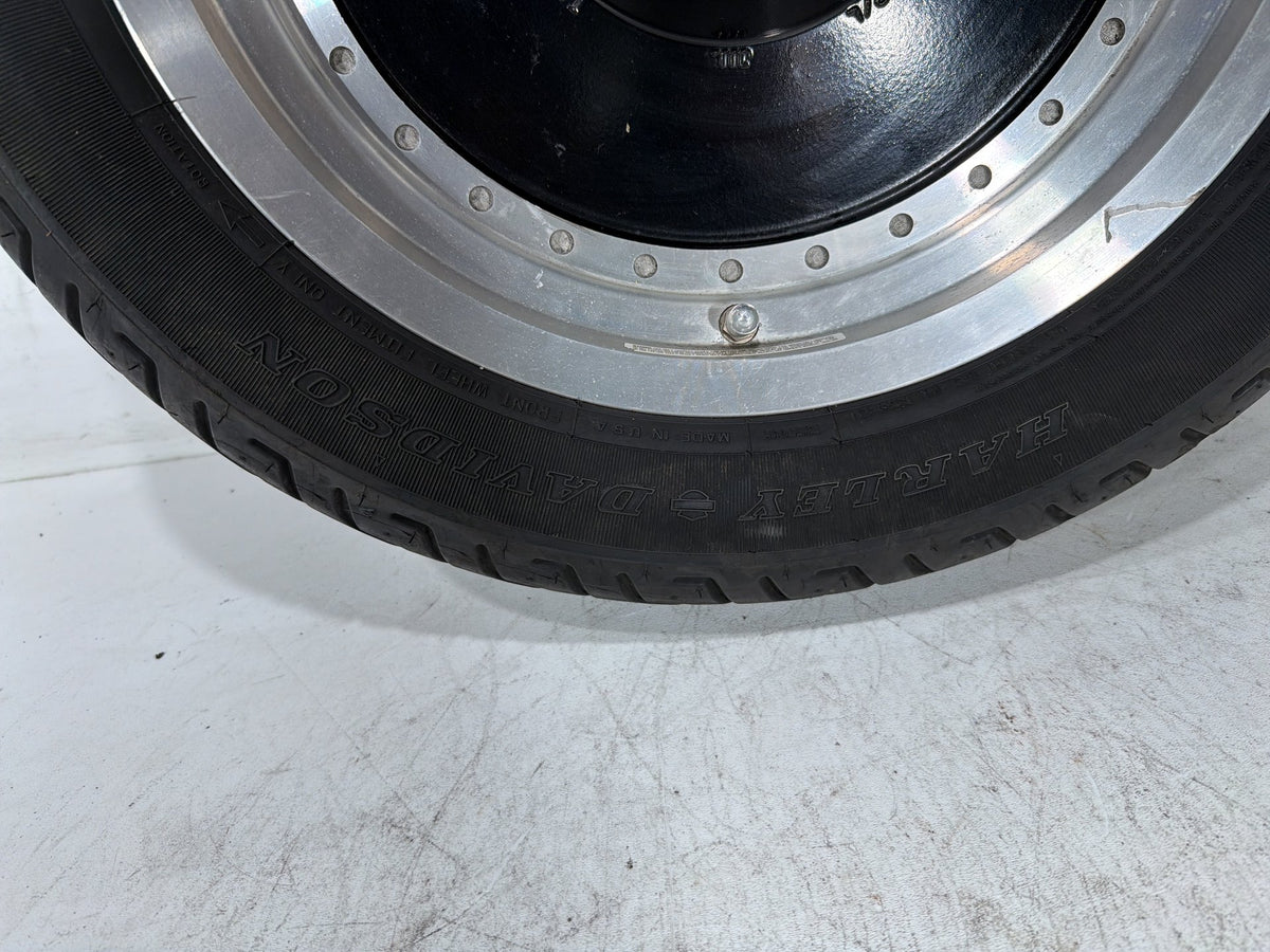 2001 Harley Fat Boy Softail FLSTFI OEM Front Wheel Rim Tire 130/90B16 16"