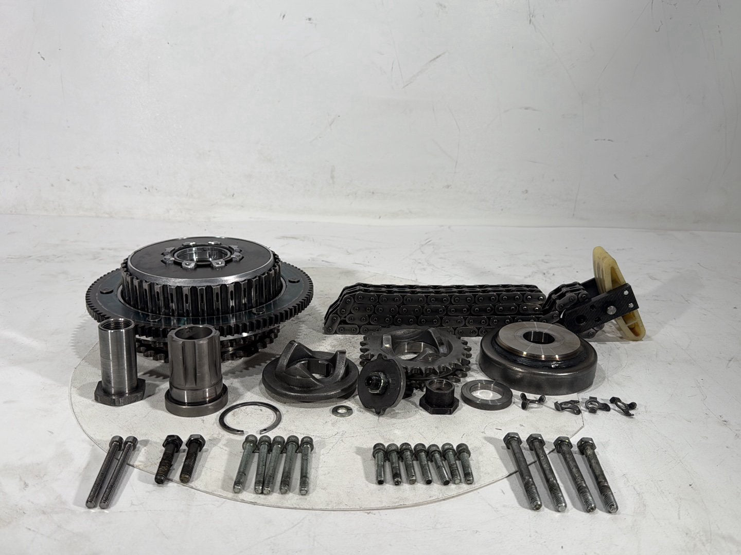 1997 Harley Softail Fat Boy FLSTF OEM Clutch Basket Chain Tensioner Kit 37707-94
