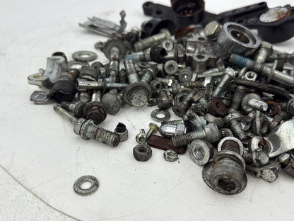 2007 - 2012 Harley-Davidson Touring Electra Glide Ultra Hardware Bolts Nuts & Brackets w/ Left Right Swingarm Fork Brackets