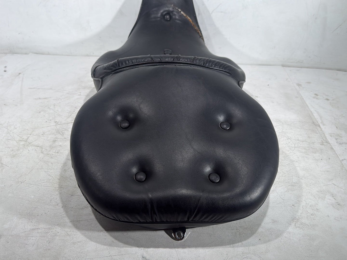07 Harley Street Glide Touring FLHX OEM Passenger Rider Driver Seat Saddle TORN