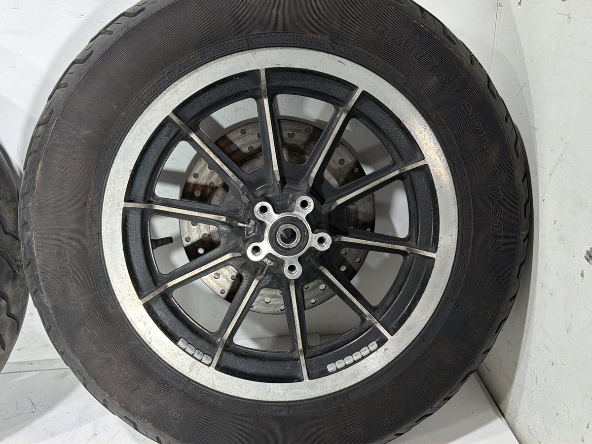 1994 Harley Electra Glide Touring Classic OEM Front & Rear Wheel Rim Tire 16"