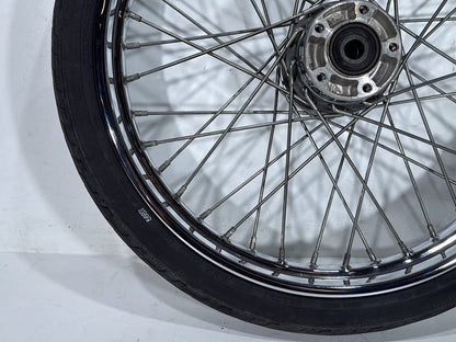 2000 Harley Dyna FXDWG Wide Glide OEM Front Wheel Rim Tire Spoked