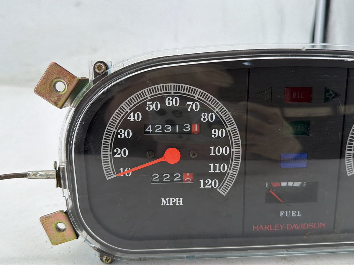 1992 Harley Electra Glide Touring Speedo Tacho Speedometer Tachometer Gauges 42K