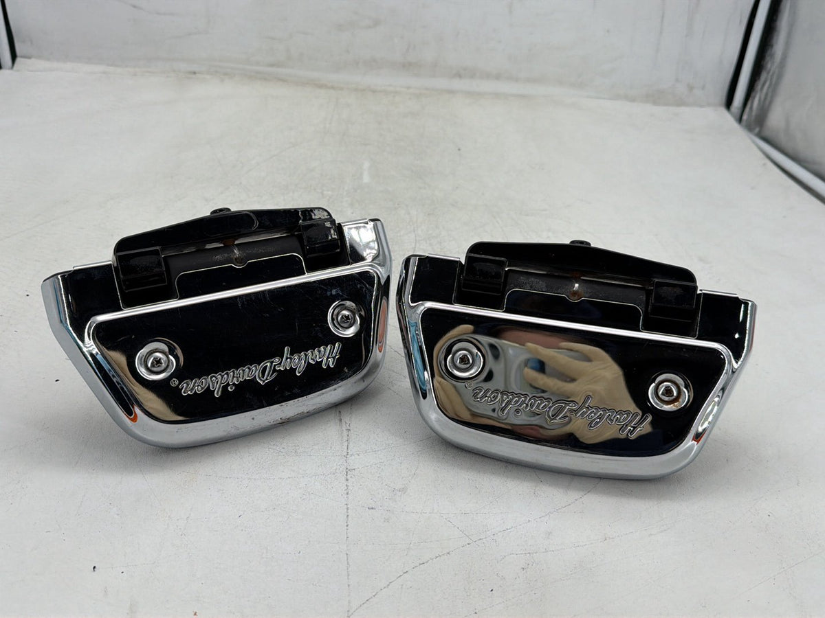 07 Harley Electra Glide Touring OEM Left & Right Passenger Floorboard Foot Rest