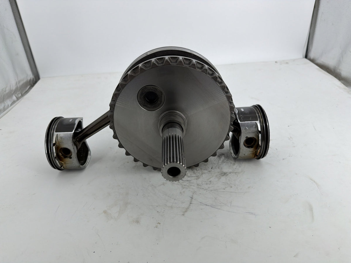 16 Harley Touring Street Glide OEM Twin Cam Engine Crank Shaft Flywheel Pistons