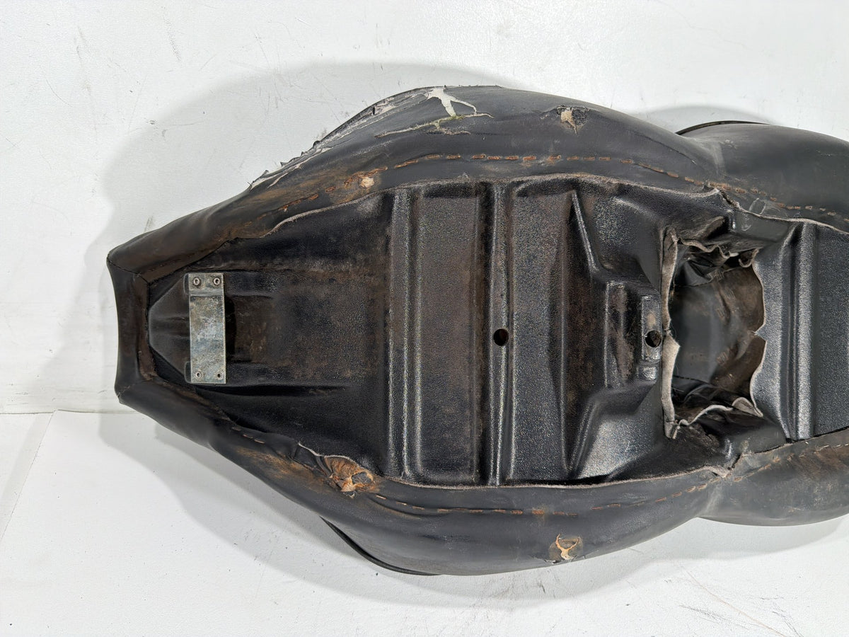 91 Harley Electra Glide Touring Classic Passenger Rider Driver Seat Saddle TORN