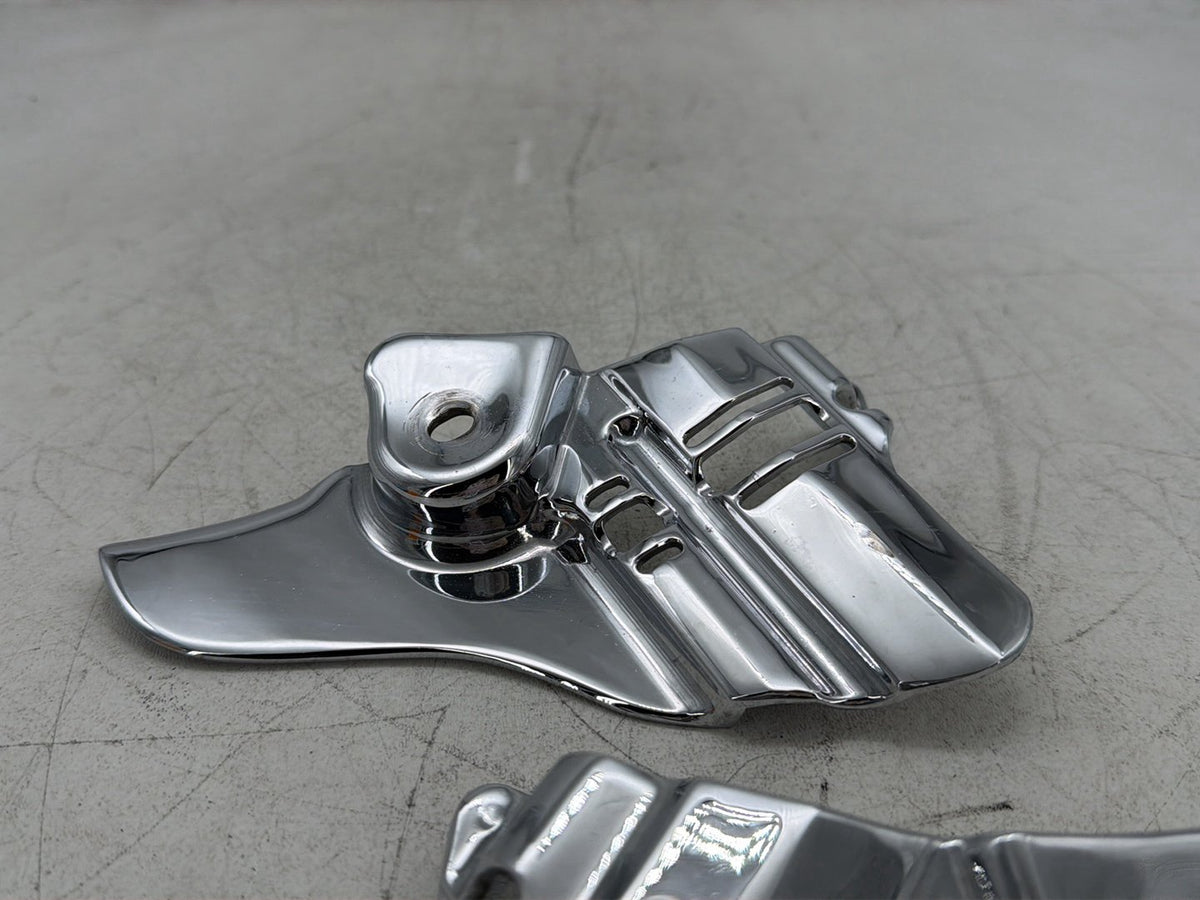 2005 Harley Road King Touring Police OEM Left & Right Steering Stem Cover Panel