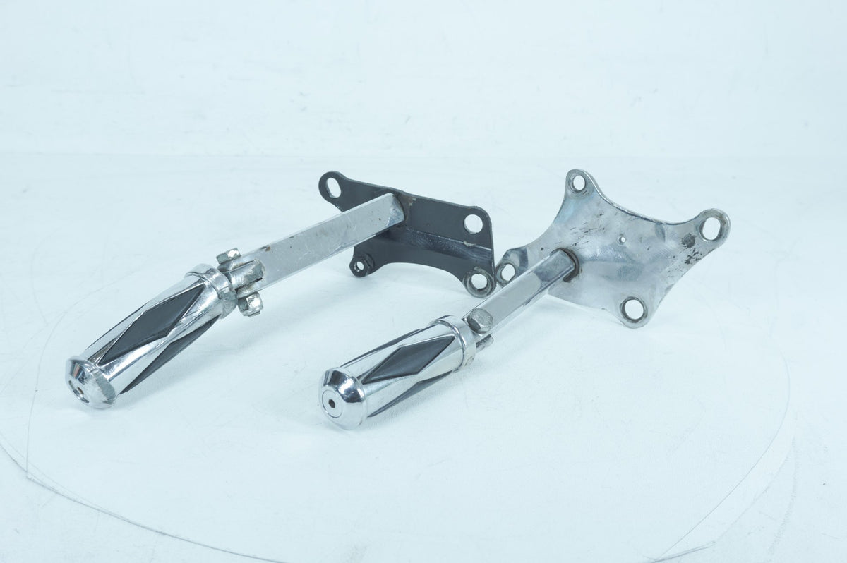 Passenger Left & Right Foot Pegs, 33048-72, 1986, Harley-Davidson, Sportster, Limited Liberty, XLH1100