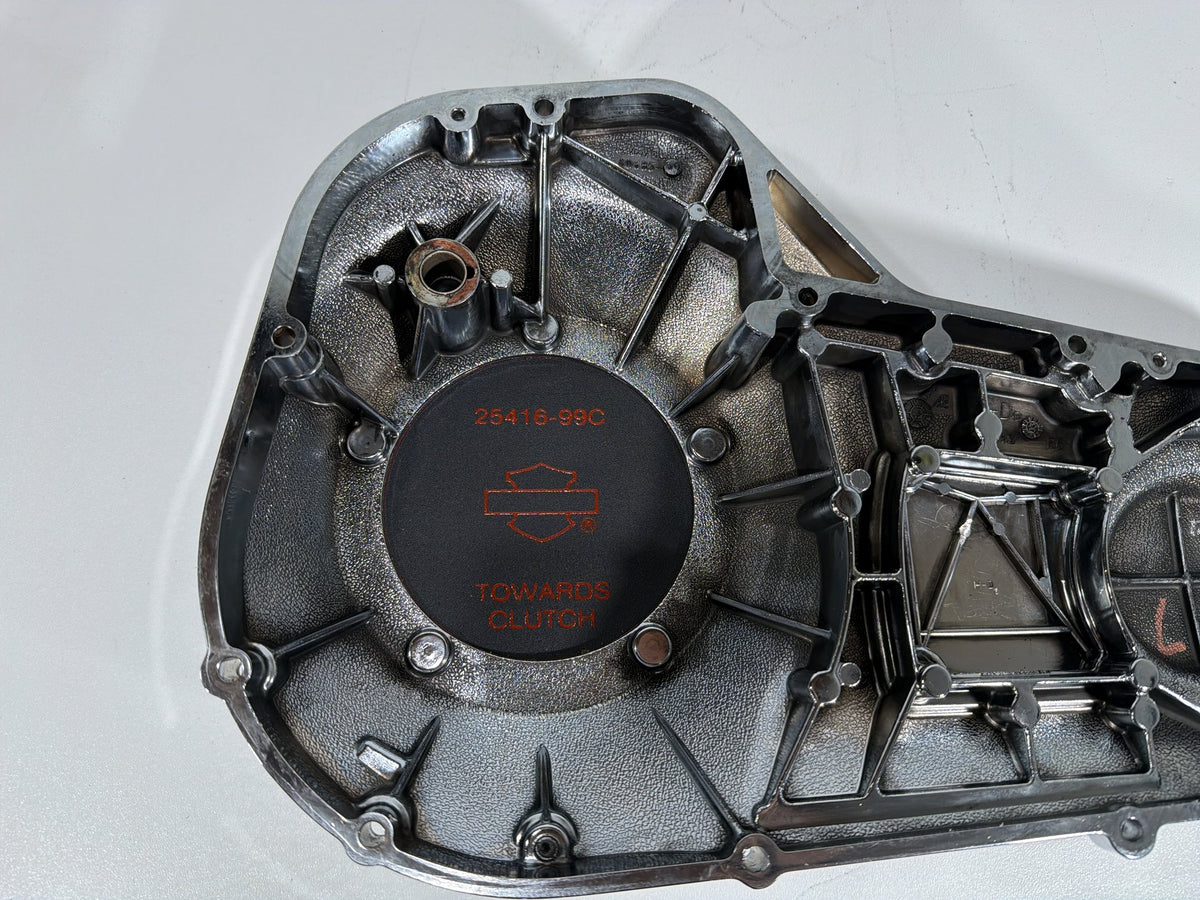 2004 Harley Electra Glide Touring Ultra OEM Outer Primary Clutch Cover FLAME