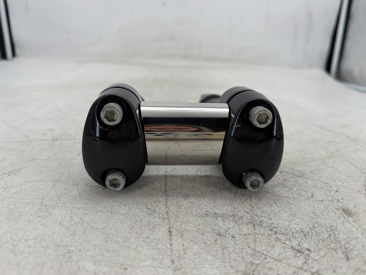 2012 Harley Dyna Fat Bob FXDF 103 OEM Front Handlebar Riser Top Clamp Chrome