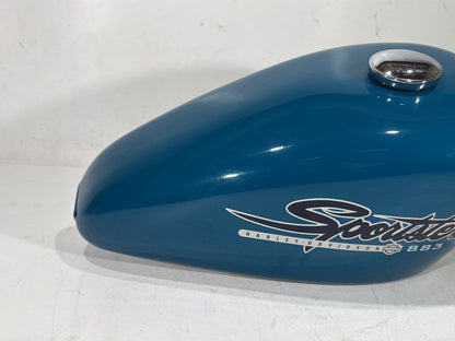 2001 Harley Sportster 883 Hugger XLH883 OEM Fuel Gas Tank Gasoline Reservoir CARB
