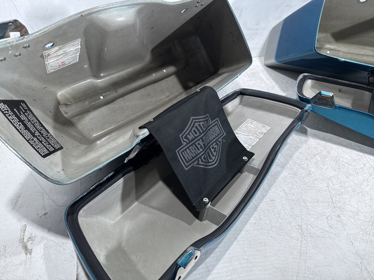 1995 Harley Electra Glide Touring FLHT OEM Left Right Saddlebags Luggage NOKey