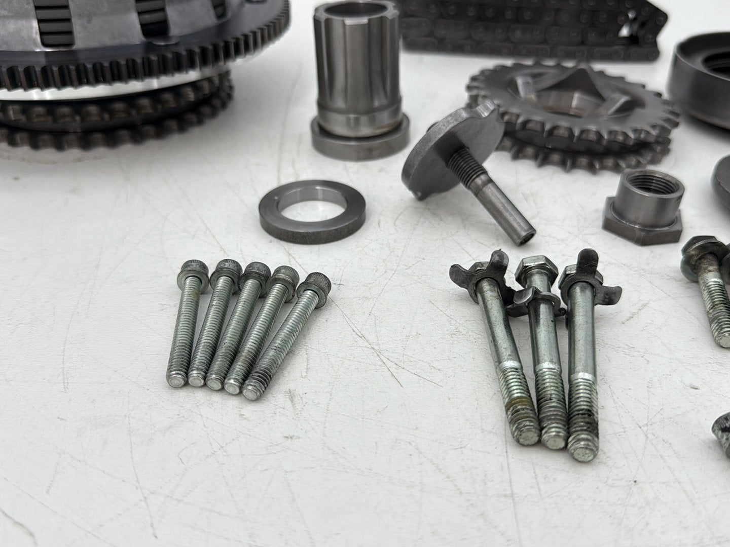 2002 Harley Dyna FXD Super Glide OEM Clutch Basket Chain Tensioner Kit