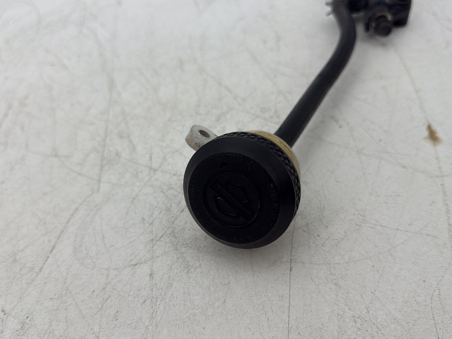 2013 Harley Forty-Eight Sportster 1200X OEM Rear Brake Master Cylinder Bottle Brake Line