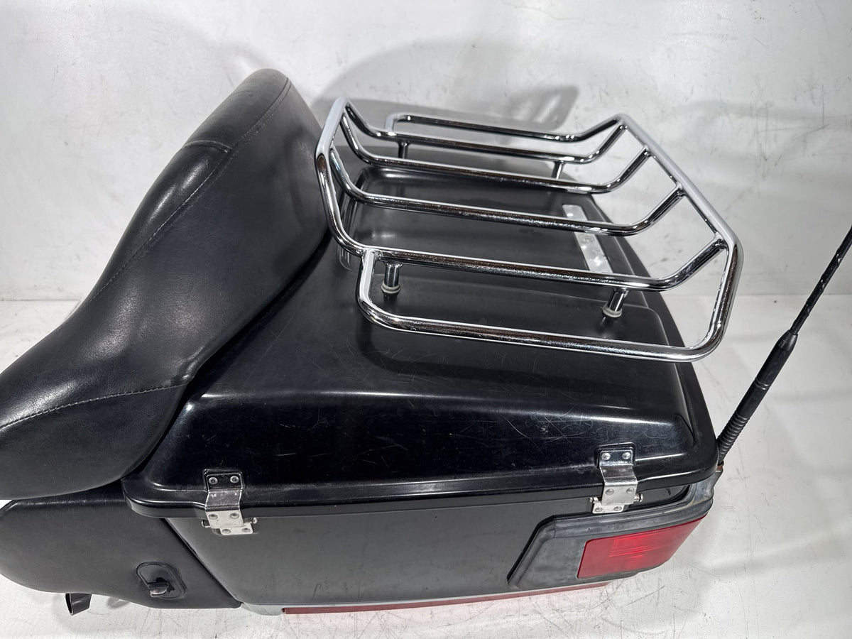 2012 Harley Electra Glide Touring Ultra OEM Pass Backrest Tour Pak Luggage NOKey