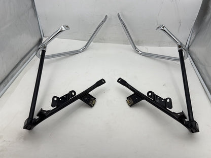 2011 Harley Road King Touring Classic Rear Left Right Saddlebag Guard Rails Bar