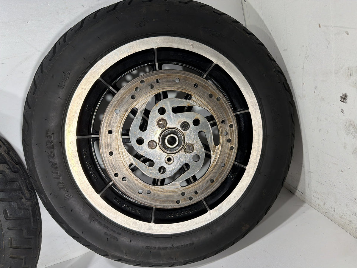 91 Harley Electra Glide Touring Classic Front & Rear Wheel Rim Tire MT90B16 16"