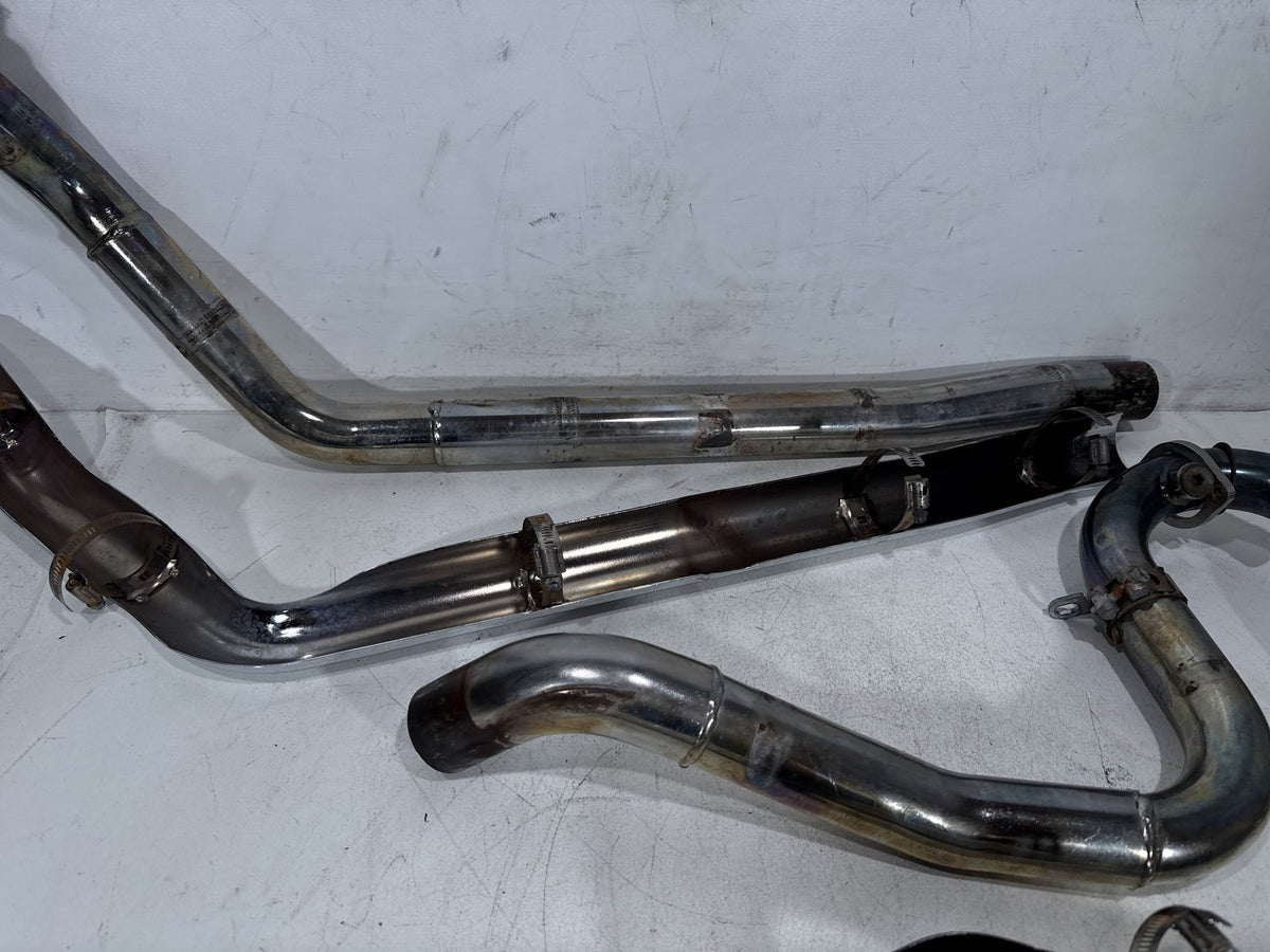 2002 Harley Electra Glide Touring Classic Exhaust Header Pipes Muffler RINEHART