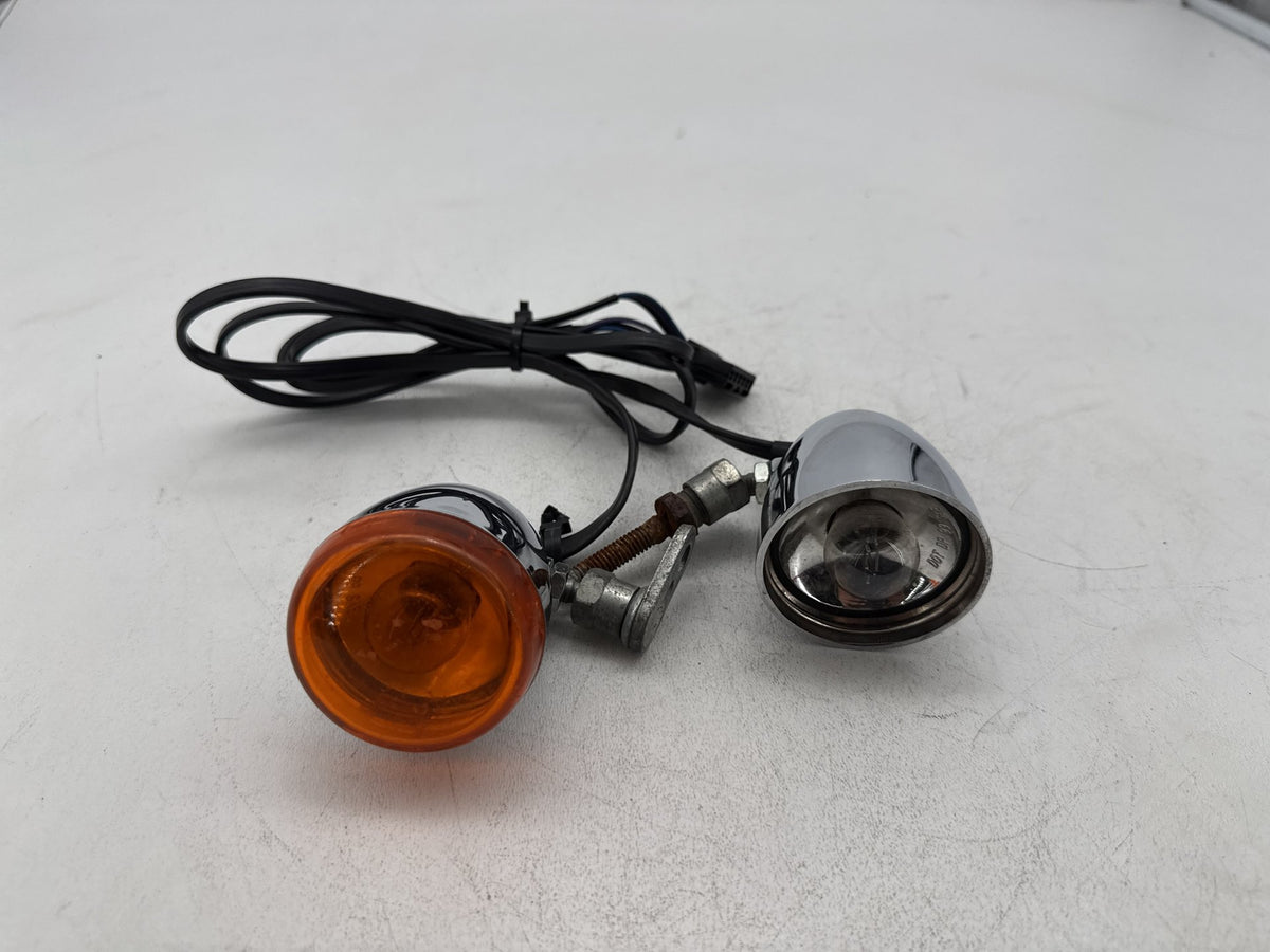 2008 Harley Softail Custom FXSTC OEM Front Left Right Turn Signal Indicators